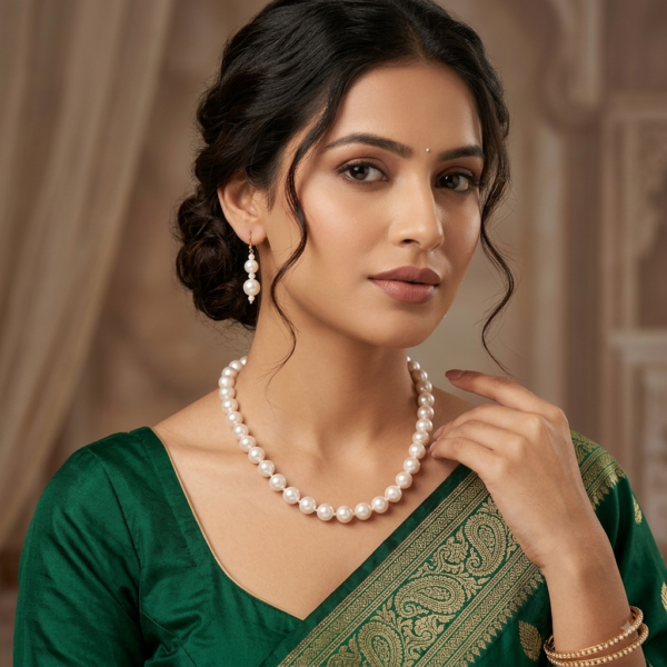 Nated Pearl Necklace