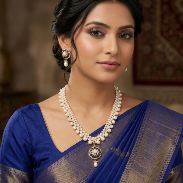 Pendent Jali Pearl Necklace