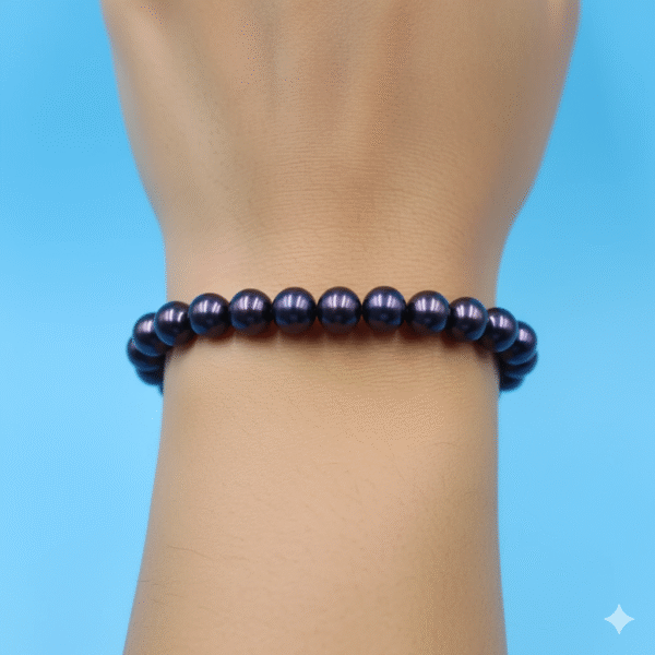 indigo Blue Pearl Bracelet