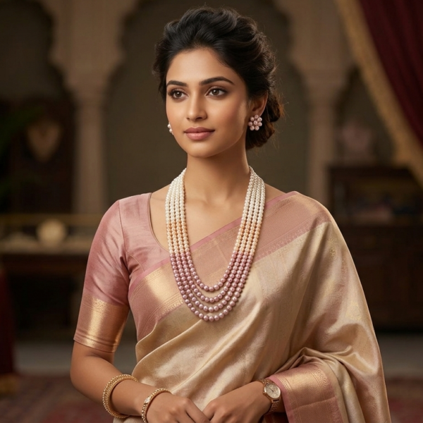 Four Layer Pearl Necklace