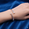 Spring CZ Pearl Bracelet