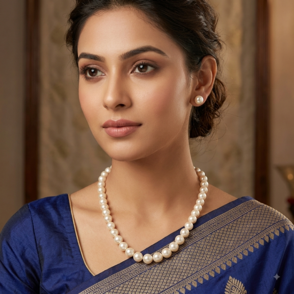 Single line Pearl Necklace