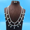 Two Layer Pearls Design Pendent Set