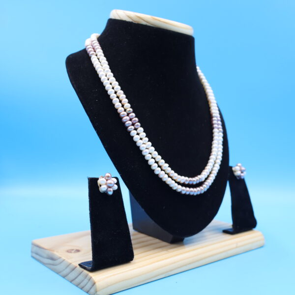 Alternative view of Two Layer Pearl Necklace