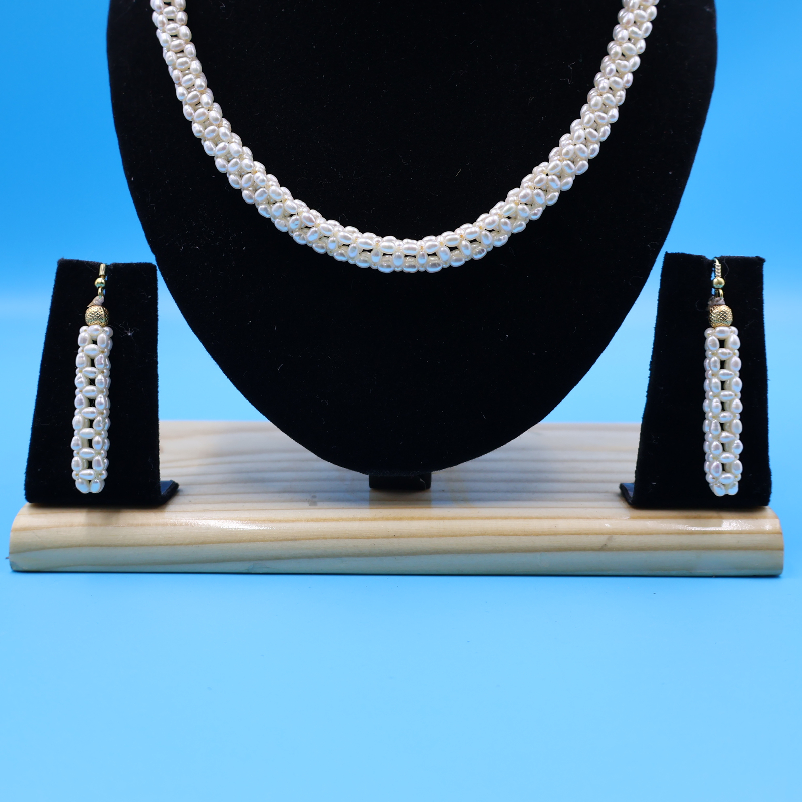 Ring Shape Jali Pearl necklace - Image 4