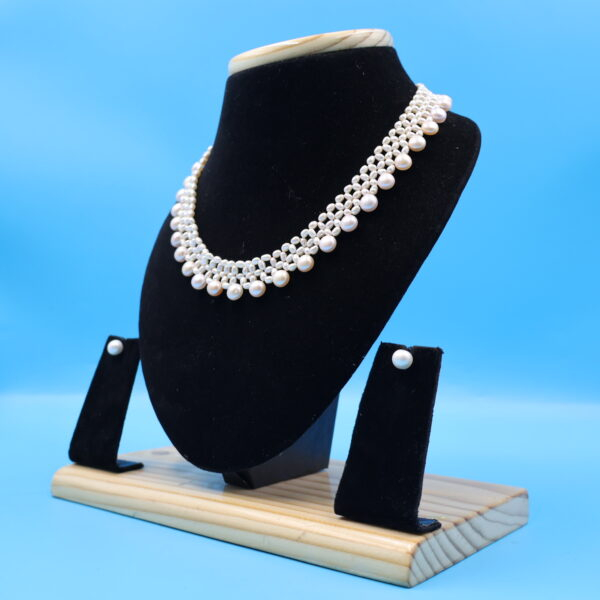 Alternative view of Jali Pearl Necklace