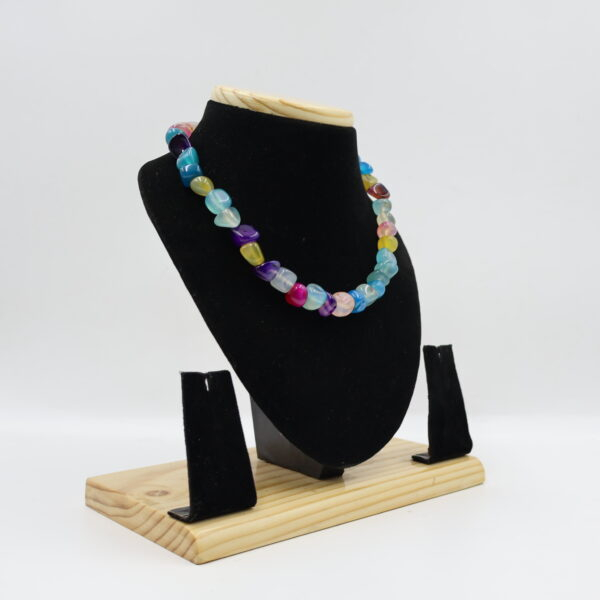 Alternative view of Semi Stone Multi Colour Necklace