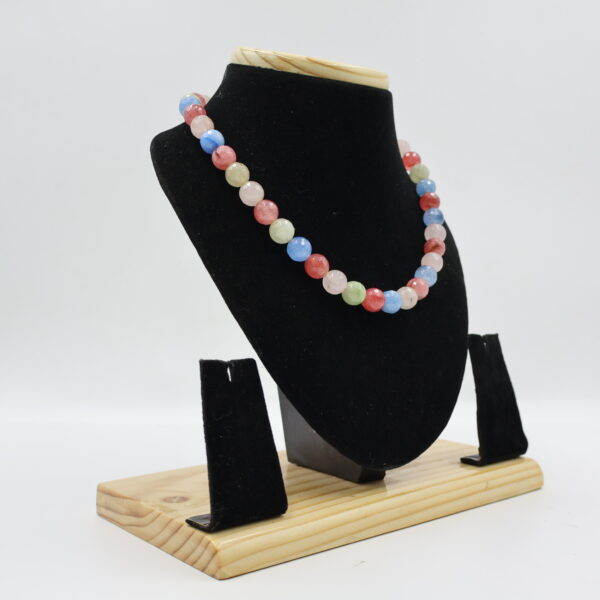 Alternative view of Semi Stone Multi Colour Necklace