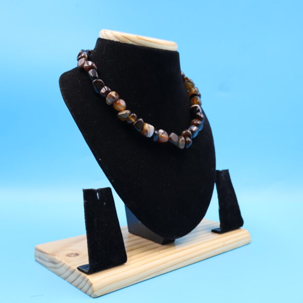 Alternative view of Semi Stone brown Necklace