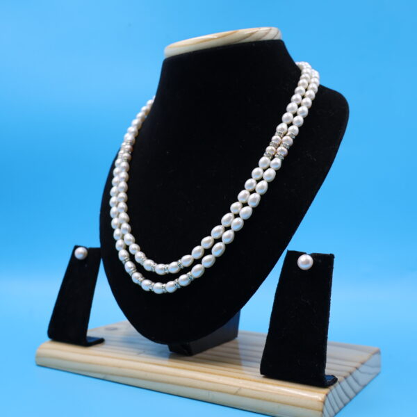Alternative view of Two Layer Pearl Necklace