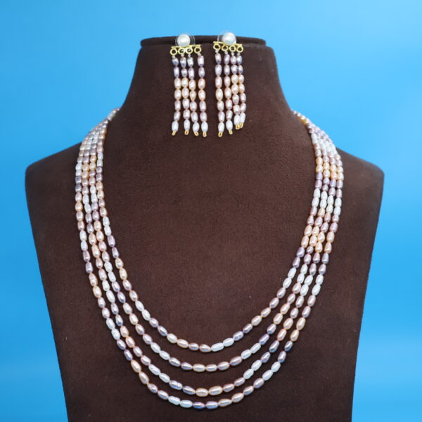 Alternative view of Multi layer Pearl necklace