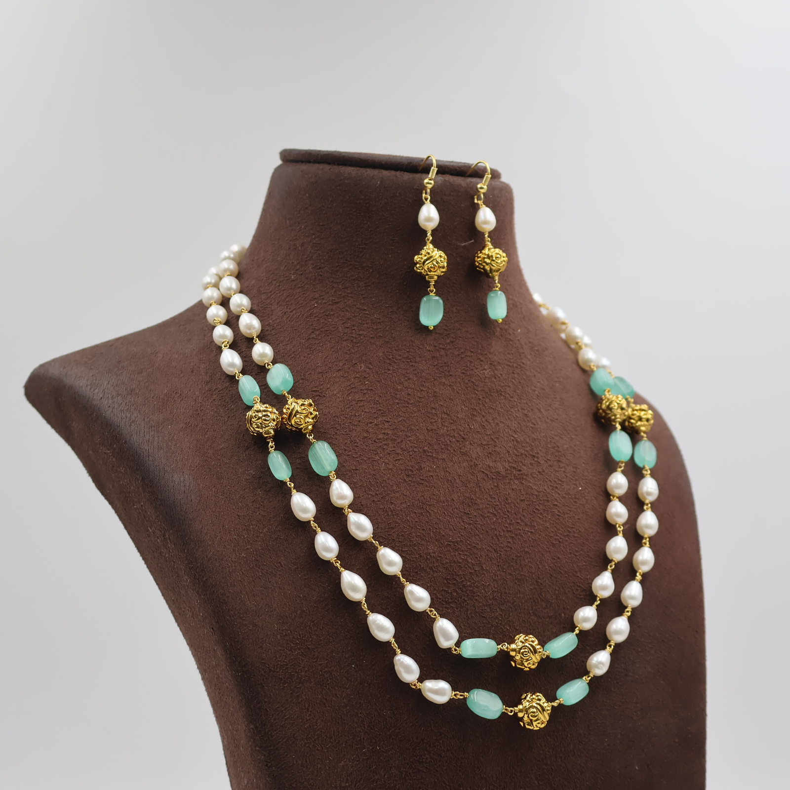 Oval Pearl Nakshi Ball Tar mala - Image 3