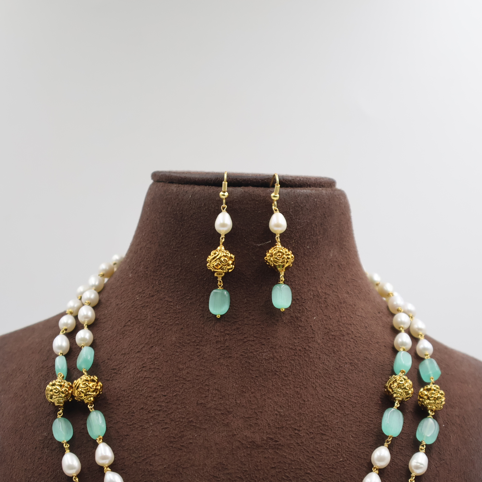 Oval Pearl Nakshi Ball Tar mala - Image 4