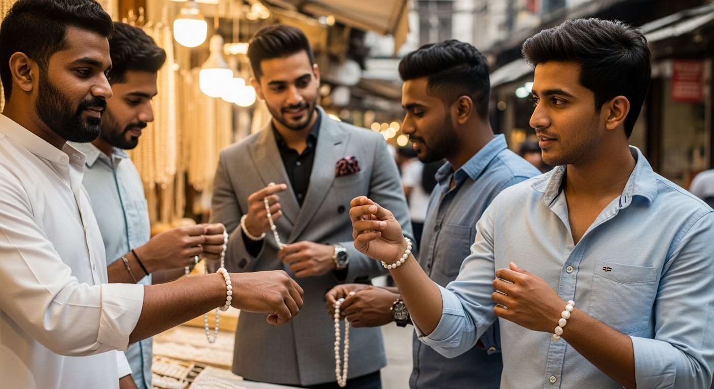 hyderabadi pearl bangles for men