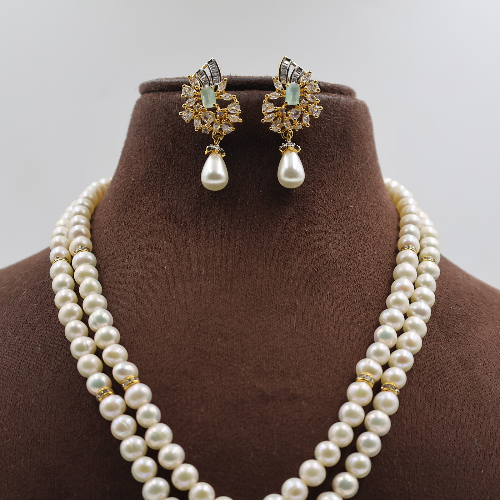 Luxury Real Pearl Necklace Set - Image 5