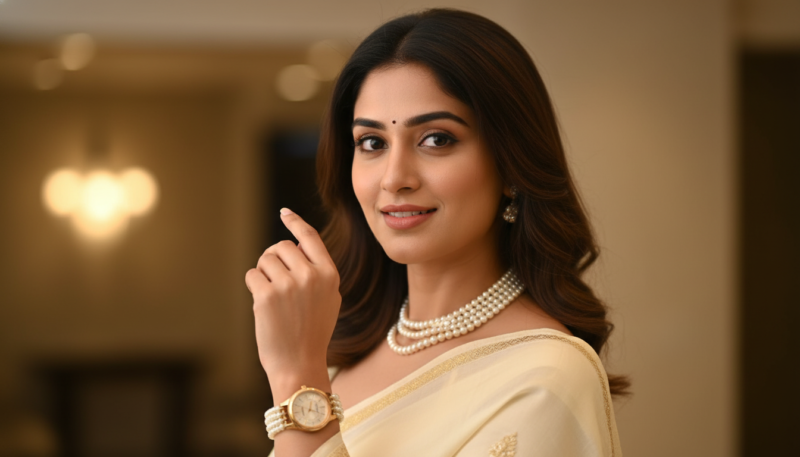 Luxury Pearl Watches & Jewelry for women