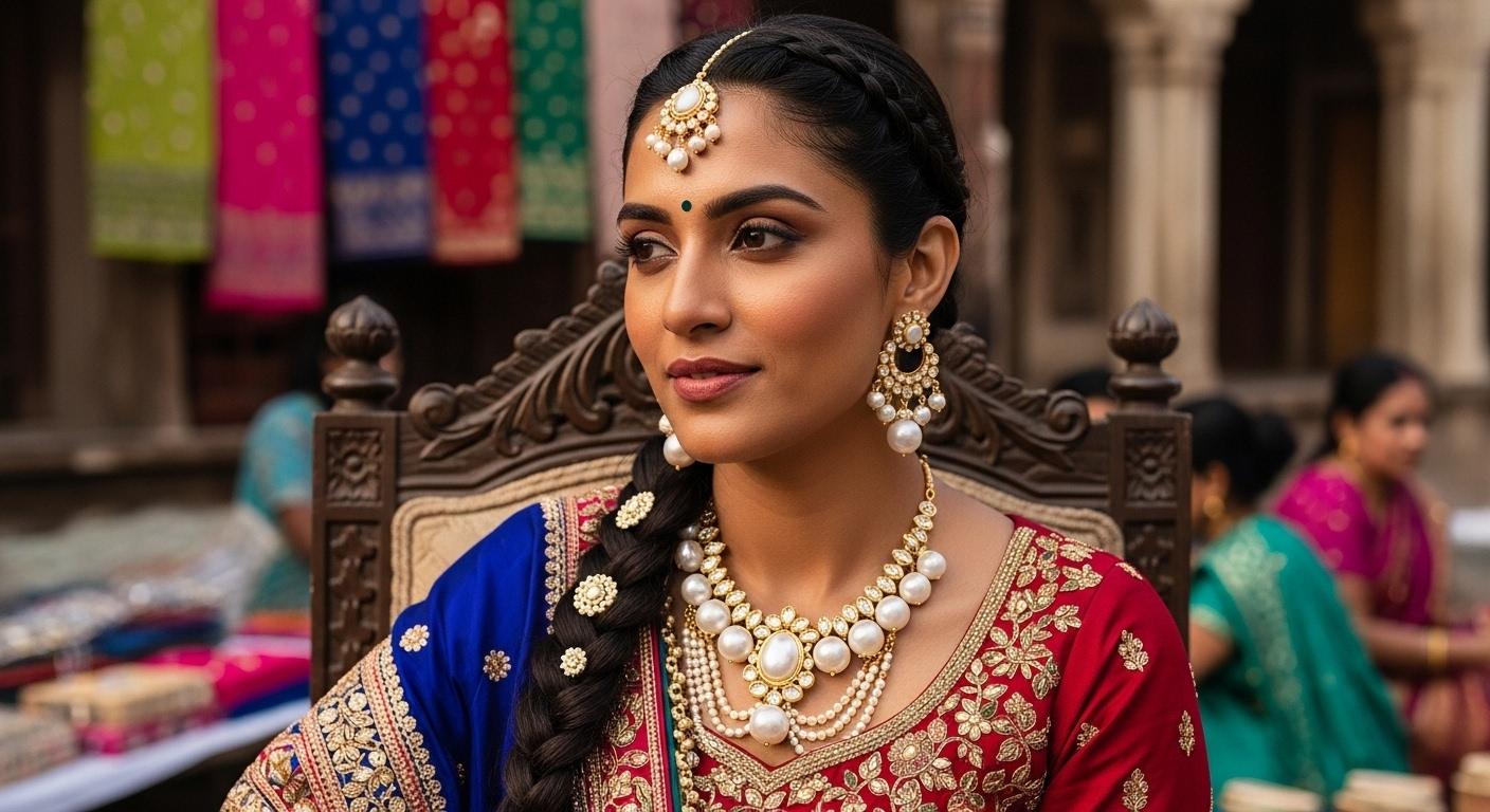 Hyderabadi pearl sets