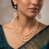 Triple Strand Pearl Set