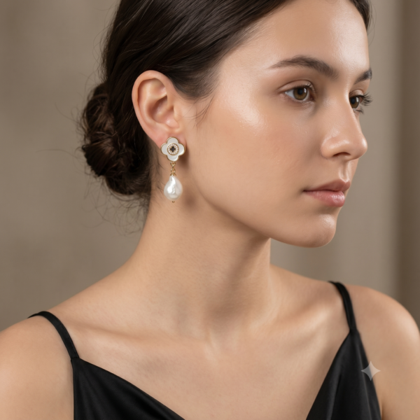 Mother Of Pearl Earring