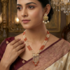 Coral Pearl Long Haram Set