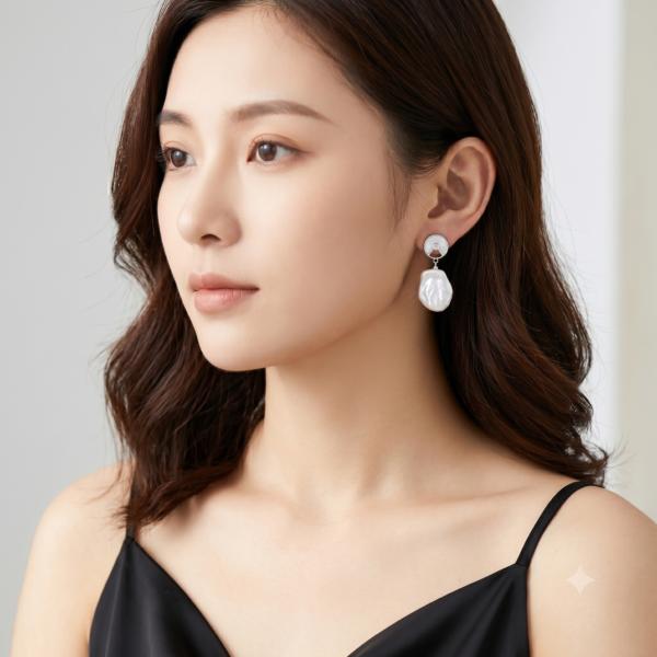 Pearl Big Size Earring