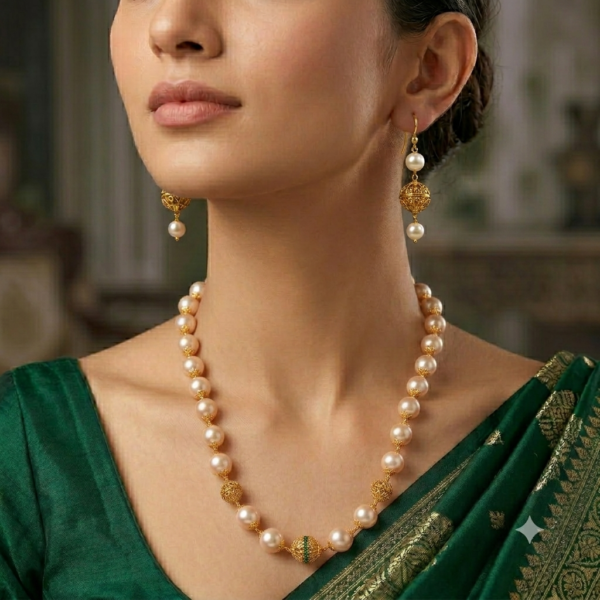 Pearl Beaded Necklace