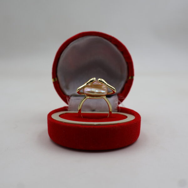 Alternative view of Unshape Pearl Ring