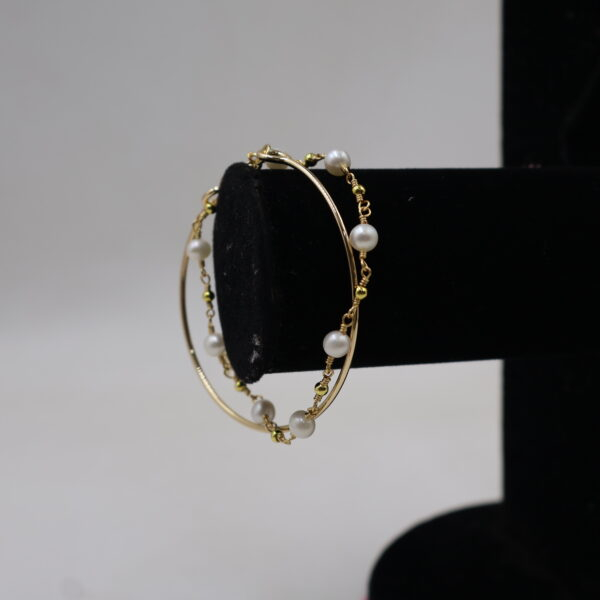 Alternative view of Pearl Chain Braclet