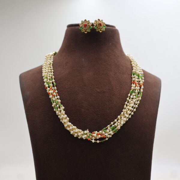 Alternative view of Traditional Multi Strand Pearl Necklace