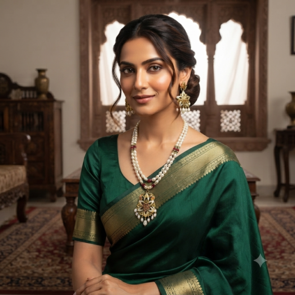 Gold Pendant Set