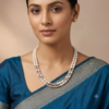 Simple Pearl Necklace Set