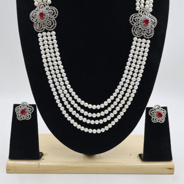 Luxury Pearl Layered Necklace Set for Women - Image 5