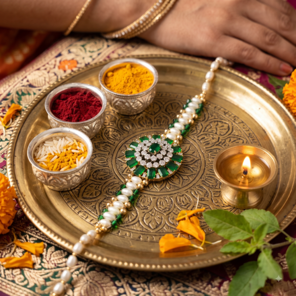 Pearl rakhi
