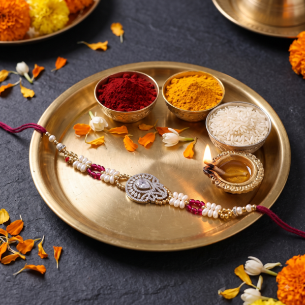 Pearl rakhi