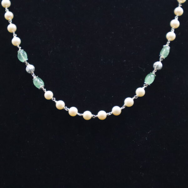Elegant Lite Green Taar Mala - Image 4