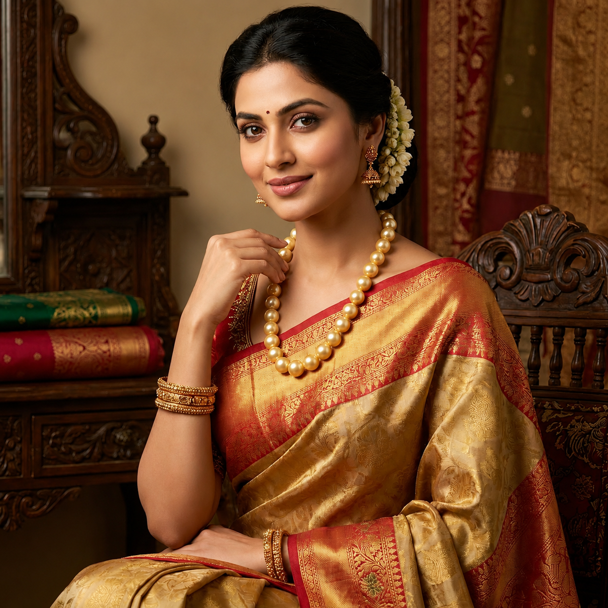 Shop South Sea Pearl Necklace at the Best Pearl Shop hyderabad
