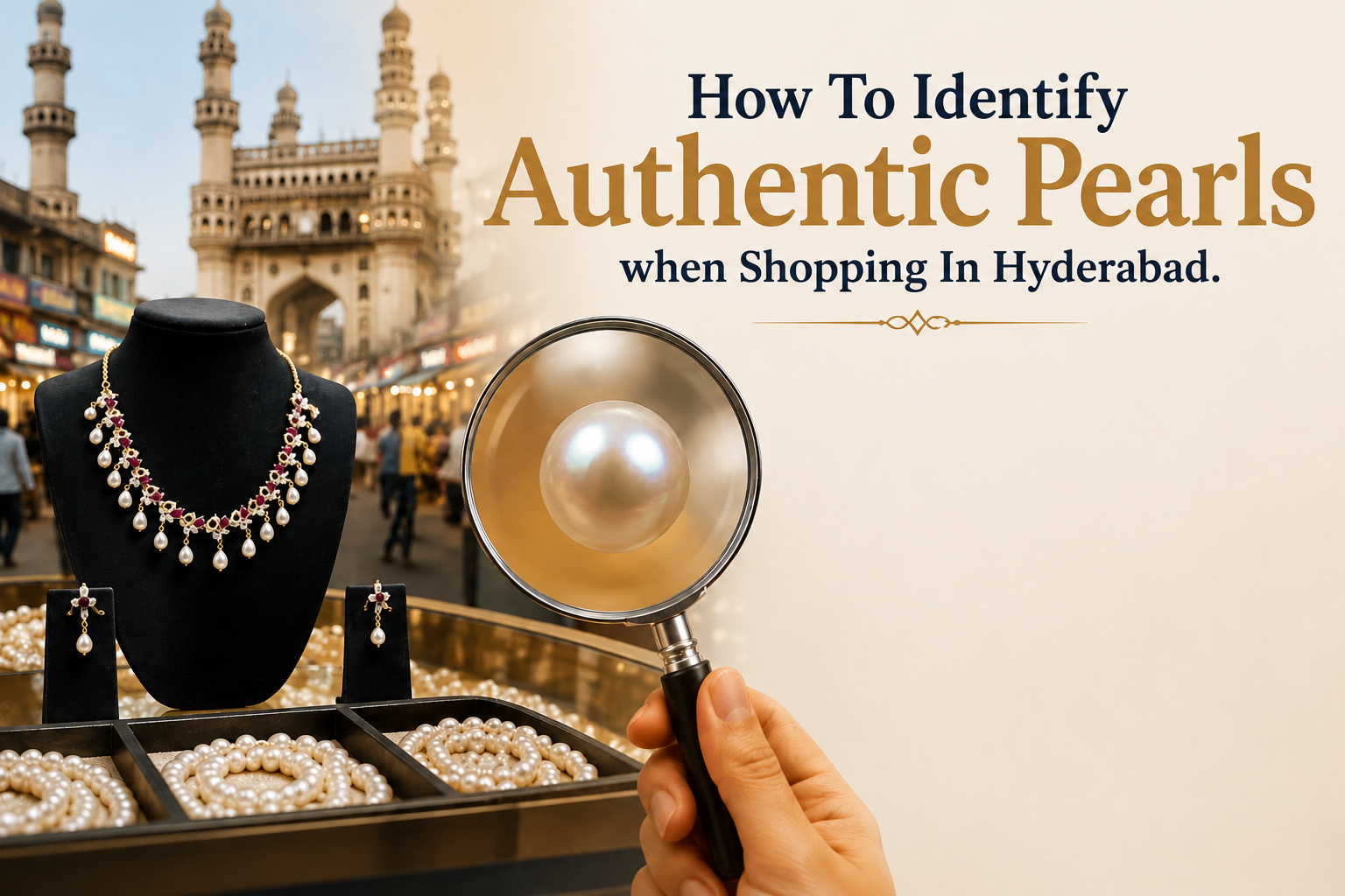 How To Identify Authentic Pearls when Shopping In Hyderabad