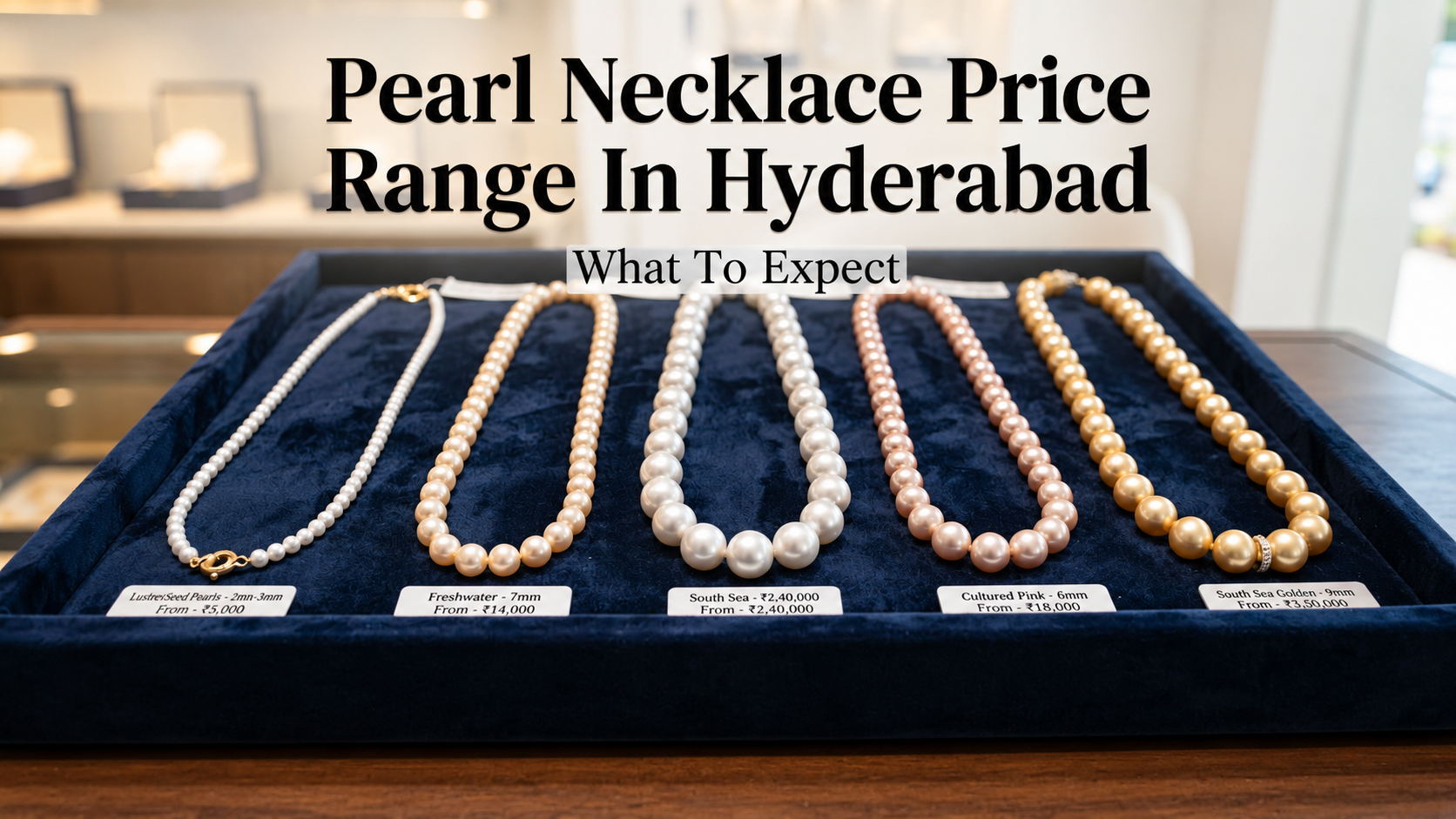 Pearl Necklace Price Range In Hyderabad What To Expect