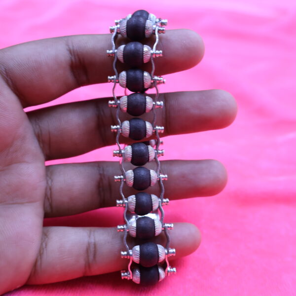 Divine karungali Silver Bracelet - Image 5