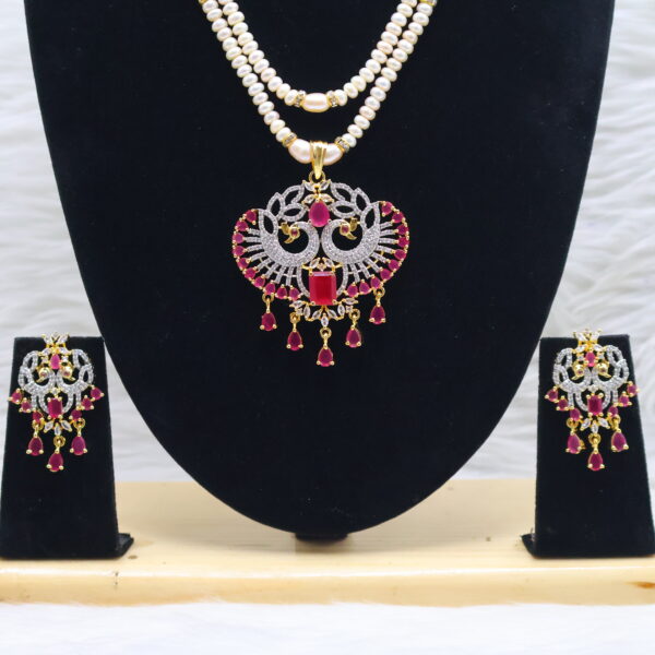 Royal Ruby Heritage Pearl Necklace - Image 4