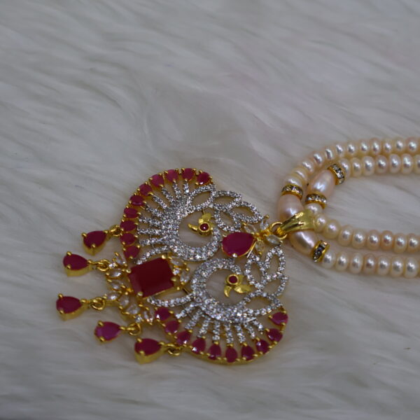 Royal Ruby Heritage Pearl Necklace - Image 5
