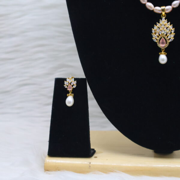 Pearl Blossom Pendant Set - Image 3