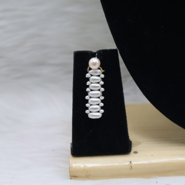 Cascade Fringe Pearl  Necklace - Image 5