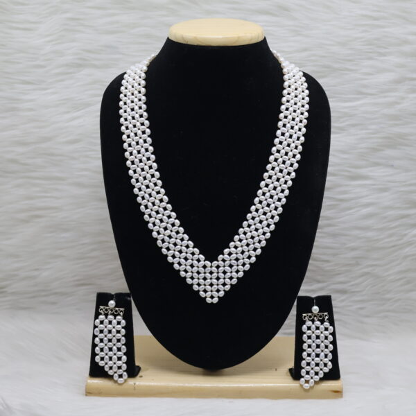 Alternative view of Jali Pearl Necklace