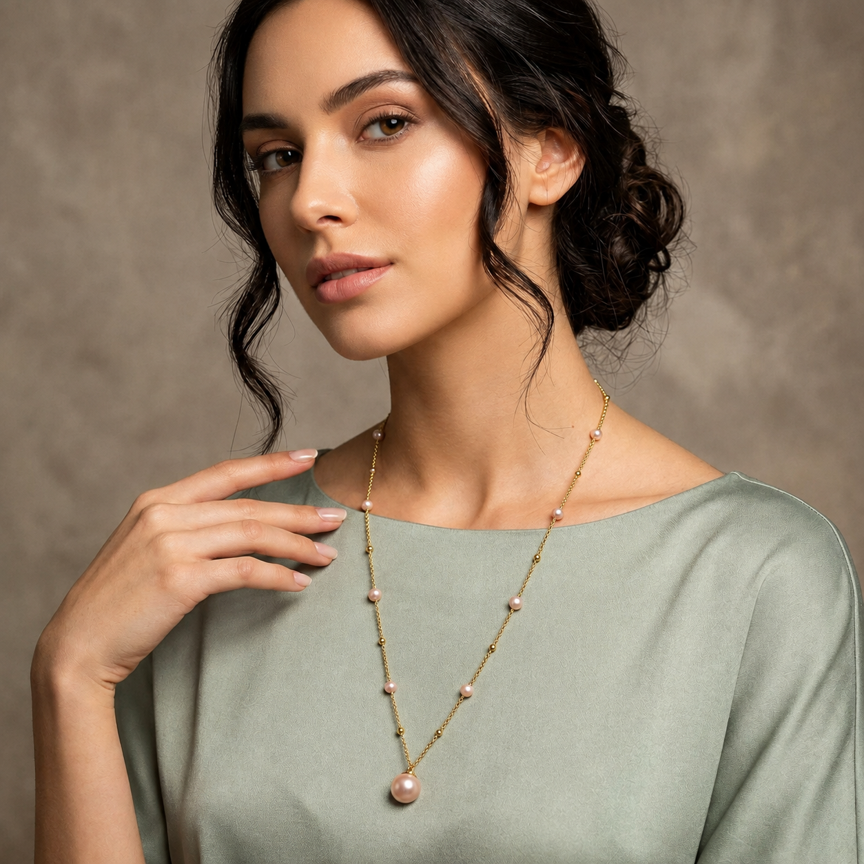 Buy Original pearl jewellery set for women